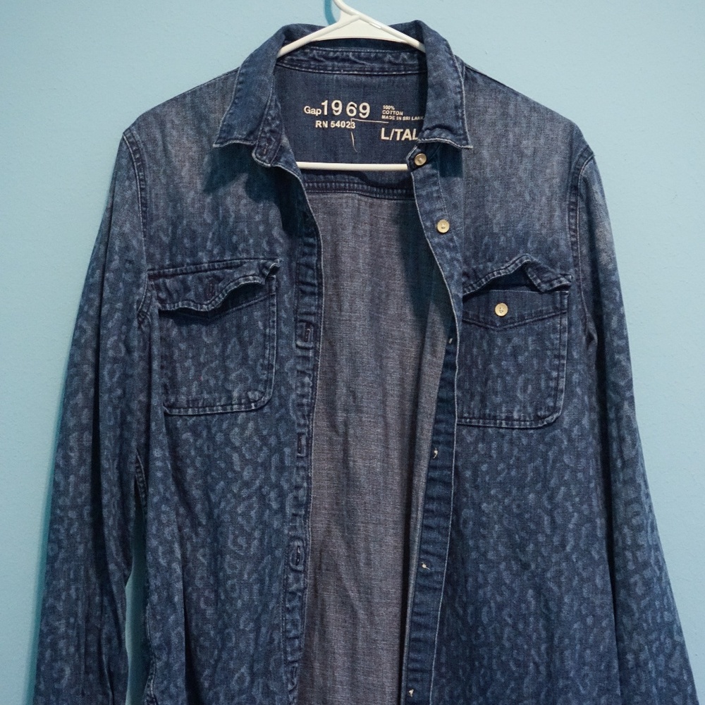 Gap Denim Button Up - image 1